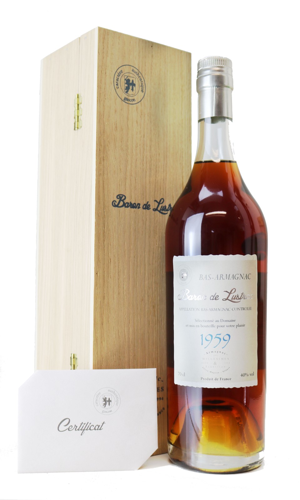 Baron de Lustrac, Armagnac, 1959 | Vintage Wine and Port