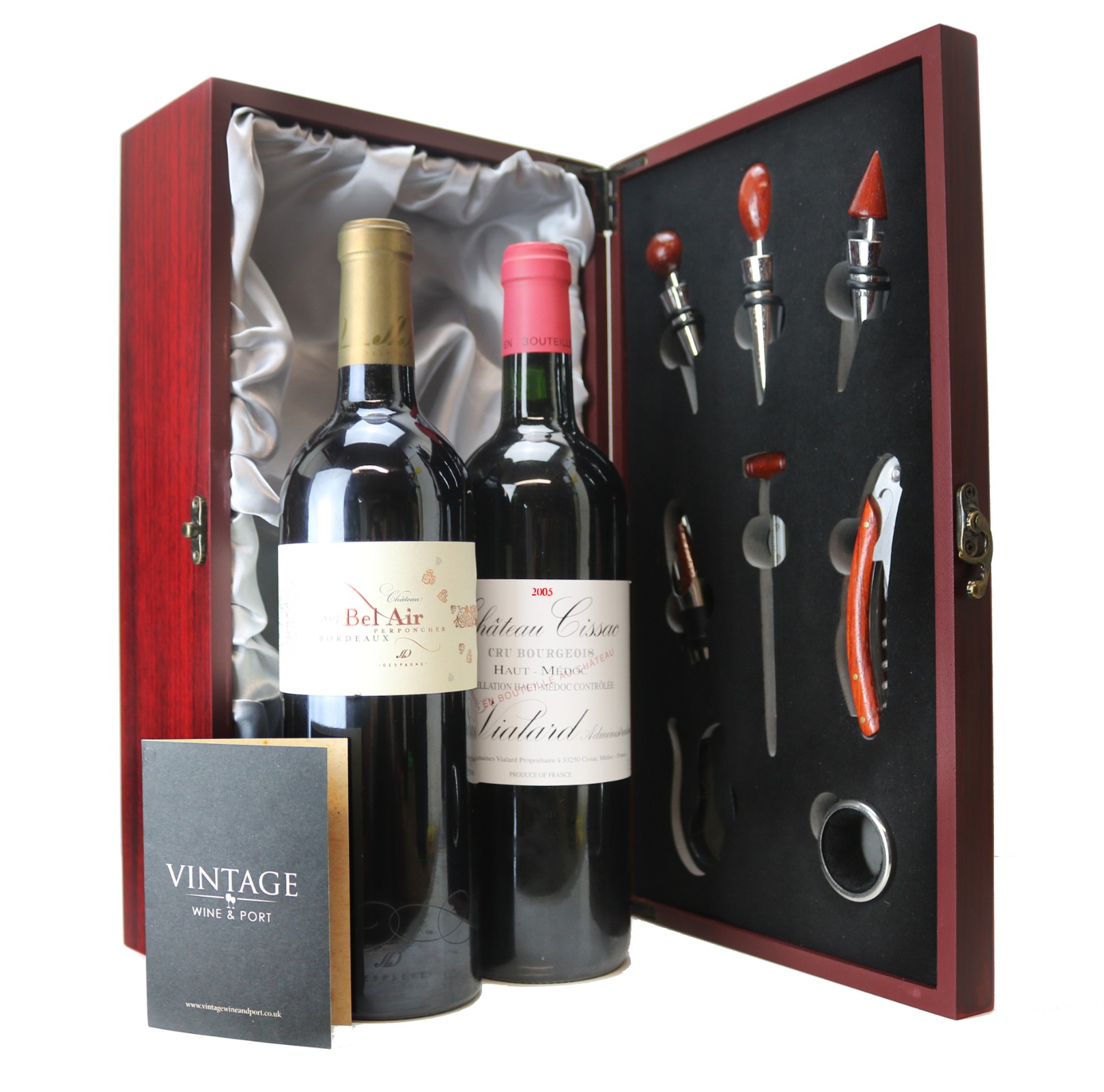 Red wine shop gift box