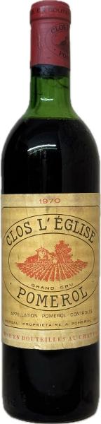 Chateau Clos L'Eglise, 1970