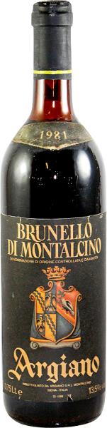 Brunello di Montalcino, 1981