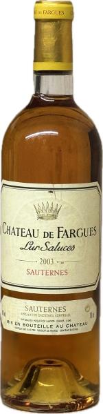 Chateau de Fargues, 2003